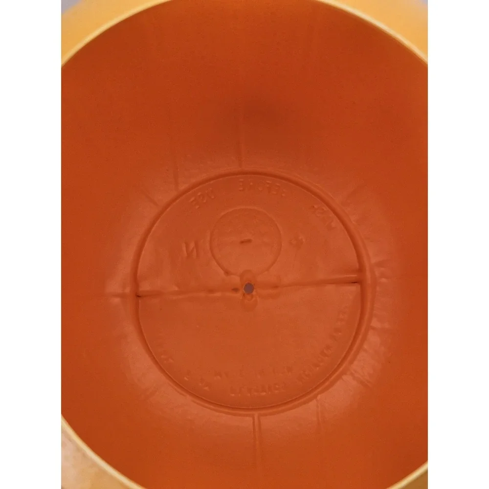 Vintage General Foam Plastics Blow‎ Mold Jack O Lantern Halloween Candy Bucket